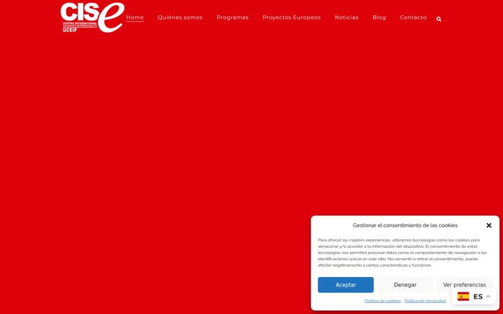 Screenshot του cise.es