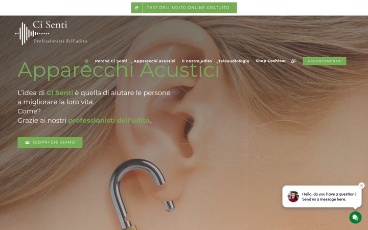 Screenshot of cisenti.it
