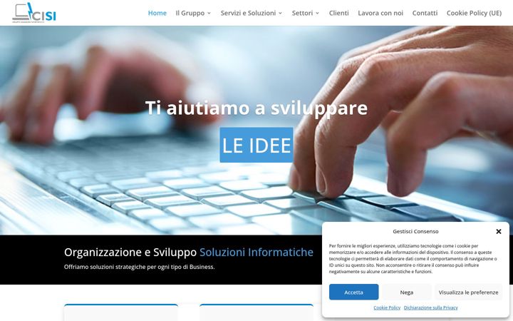 Screenshot of cisi-sw.it