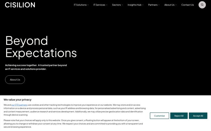 Screenshot of cisilion.com