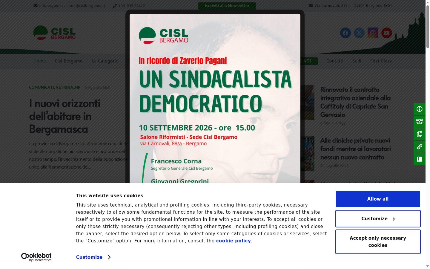 Sutikimo reklamjuostės, rodytos prieš bet kokią sąveiką, ekrano kopija