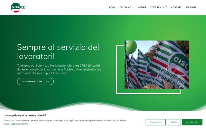 Screenshot of cislfpfoggia.it