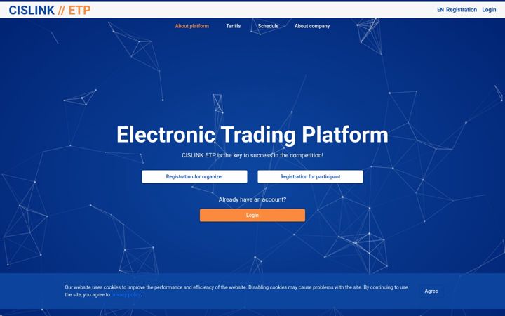 Screenshot of cislinketp.com