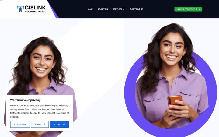 Screenshot of cislinktechnologies.com