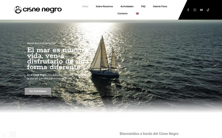 Screenshot of cisnenegrocharter.com