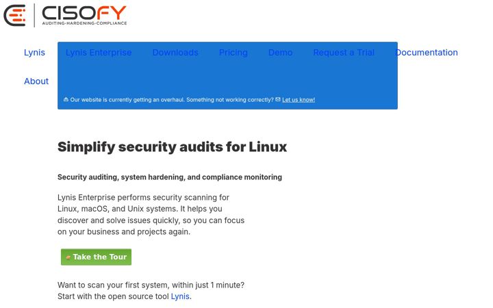Screenshot of cisofy.com
