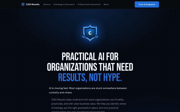 Screenshot of cisoresults.com