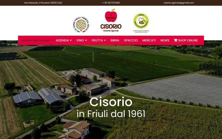 Screenshot of cisorio.it
