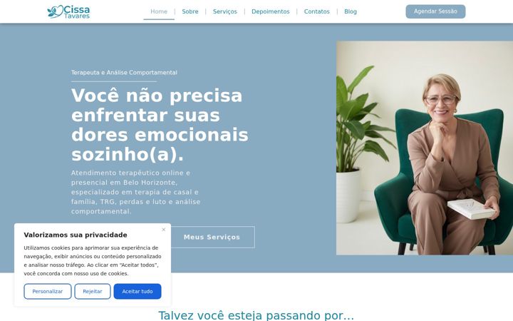 Ekrano kopija cissatavares.com.br