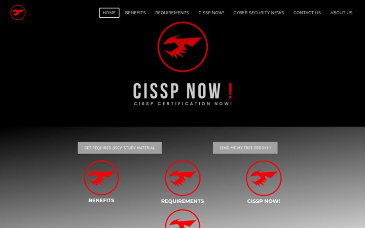 Screenshot of cisspnow.com