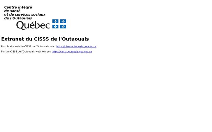 Screenshot του cisss07.ca