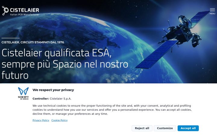 Screenshot of cistelaier.it
