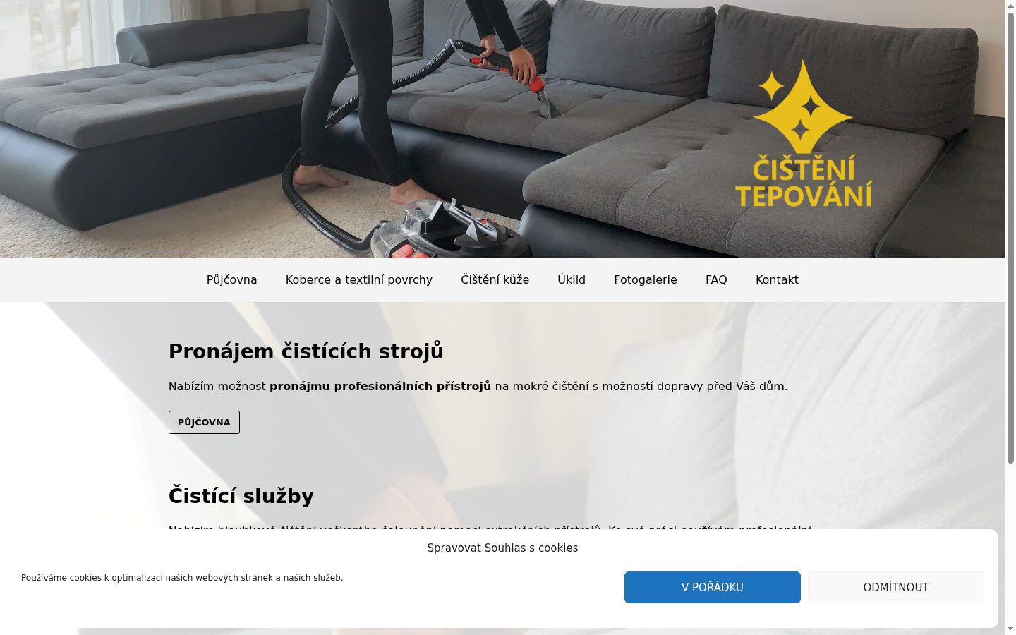 Screenshot des Einwilligungsbanners vor jeglicher Interaktion