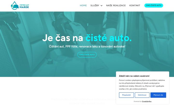 Captura de ecrã de cisteniautmarek.cz