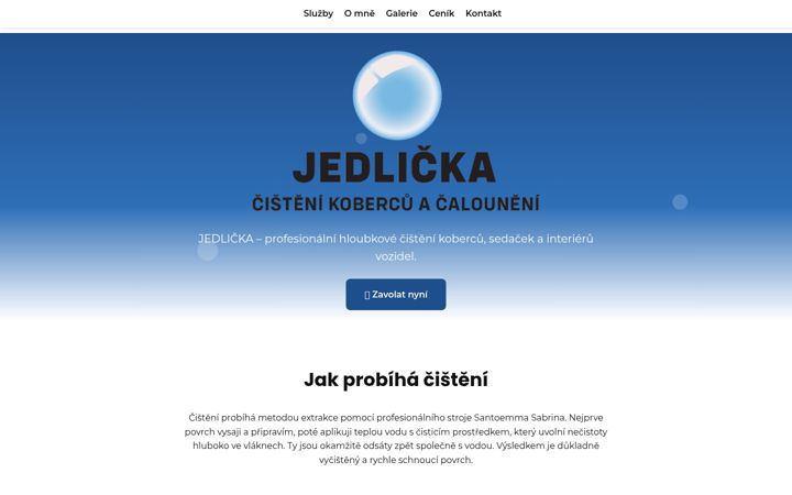 Captura de ecrã de cistenijedlicka.cz