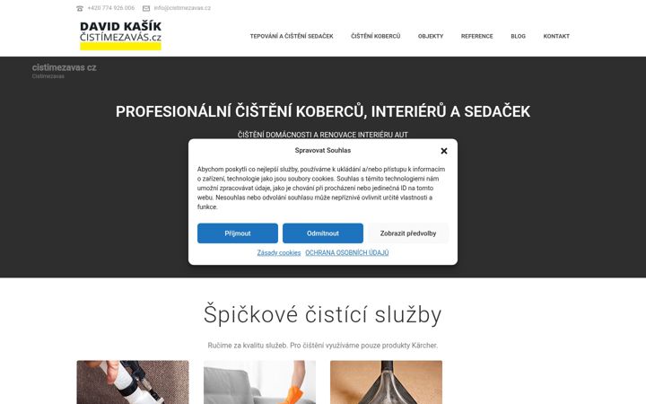 Skjámynd af cistimezavas.cz