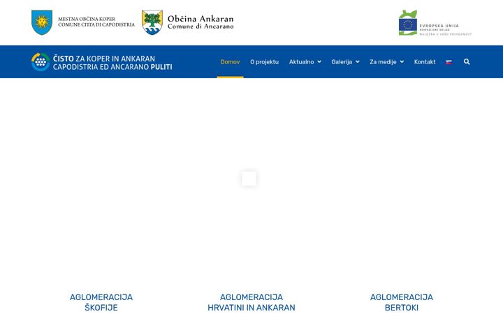 Screenshot von cisto-koper-ankaran.si