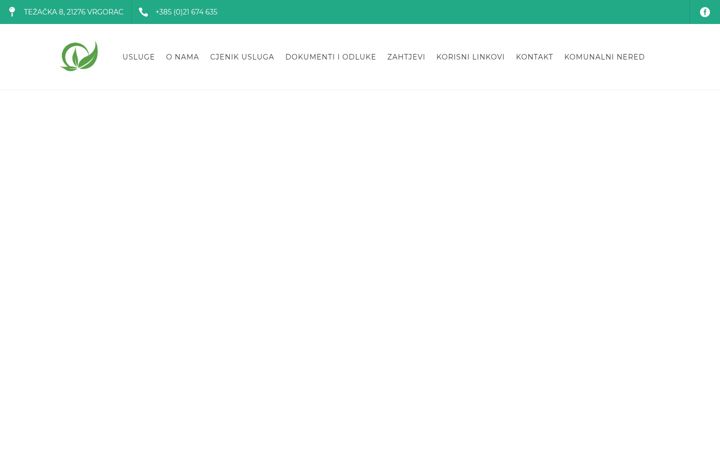 Screenshot van cistoca-vrgorac.hr