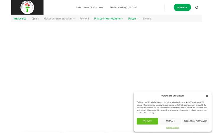 Screenshot van cistoca-zu.hr