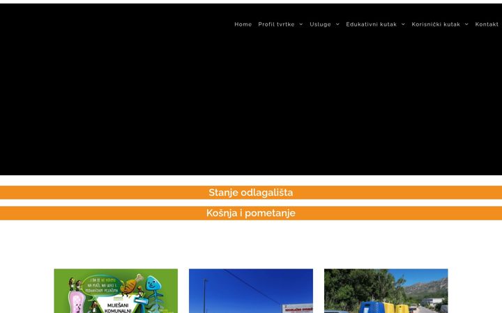 Screenshot van cistocadubrovnik.hr