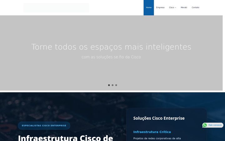 Ekrano kopija cistore.com.br
