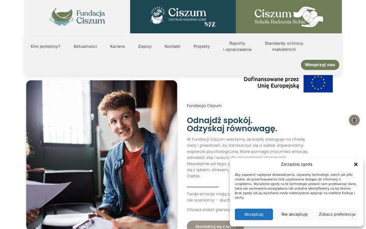 Ekraanipilt saidist ciszum.pl