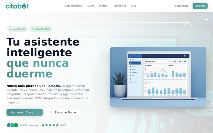 Screenshot di citabot.es