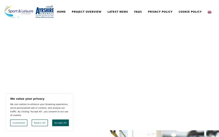Screenshot of citadel-leisure-redevelopment.co.uk