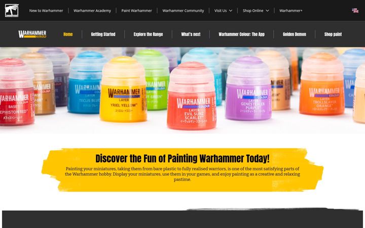 Screenshot of citadelcolour.com