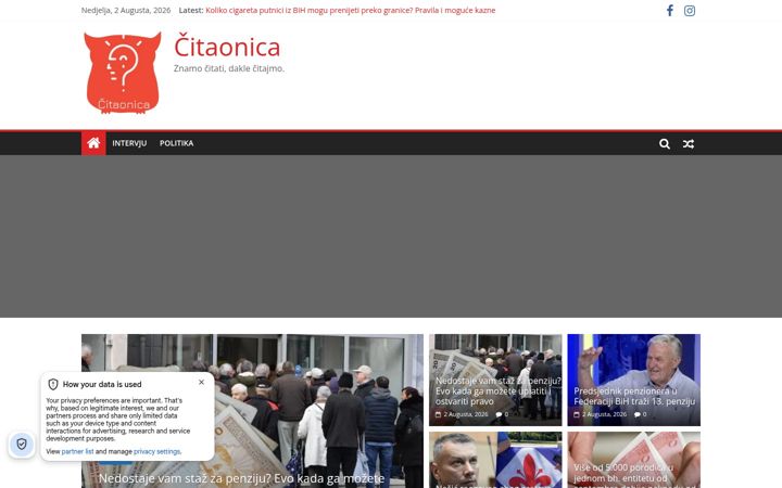 Screenshot of citaonica.com