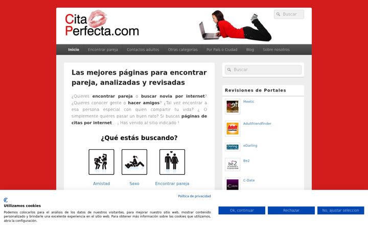 Screenshot of citaperfecta.com