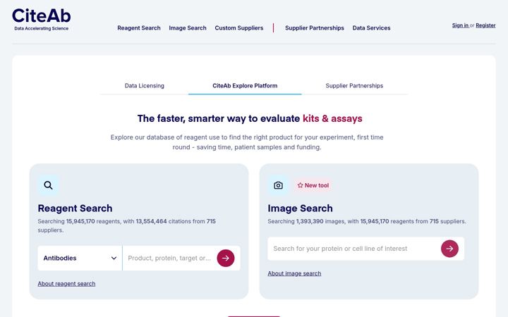 Screenshot of citeab.com