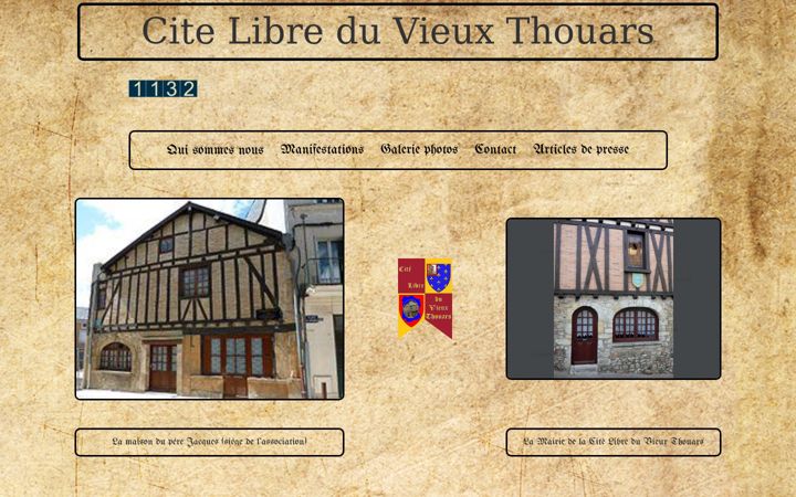 Екранна снимка на citelibreduvieuxthouars.fr
