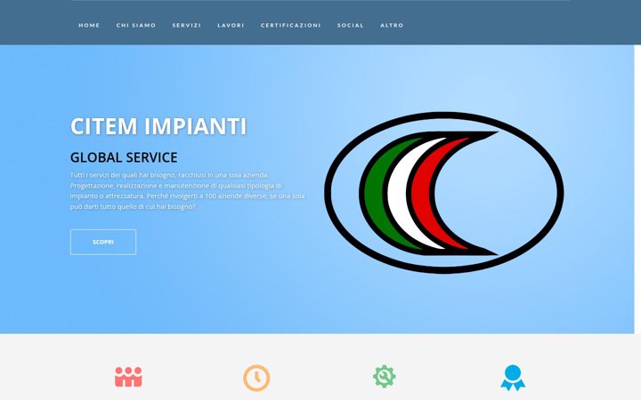 Screenshot of citemimpianti.com