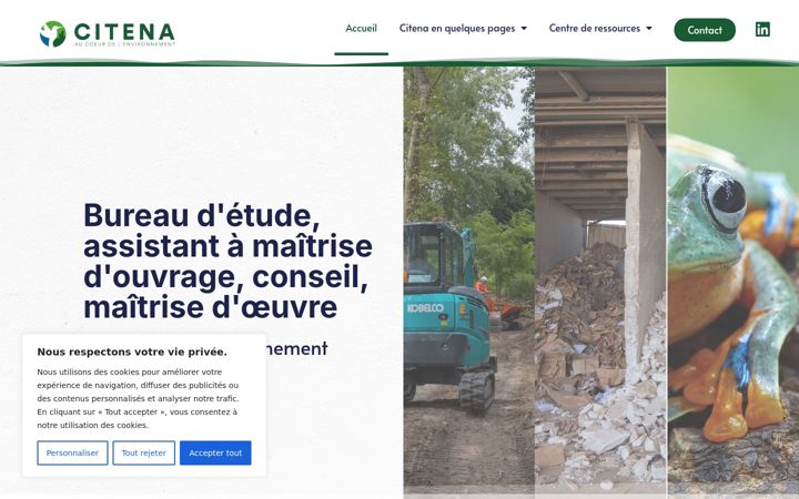 Screenshot of citena.fr