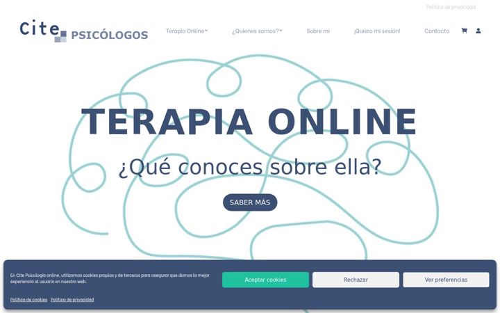 Screenshot of citepsicologiaonline.com