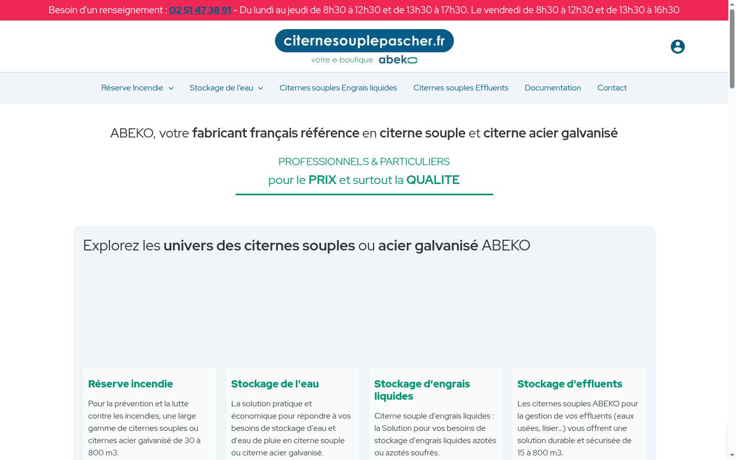 Capture d'écran de la bannière de consentement affichée avant toute interaction
