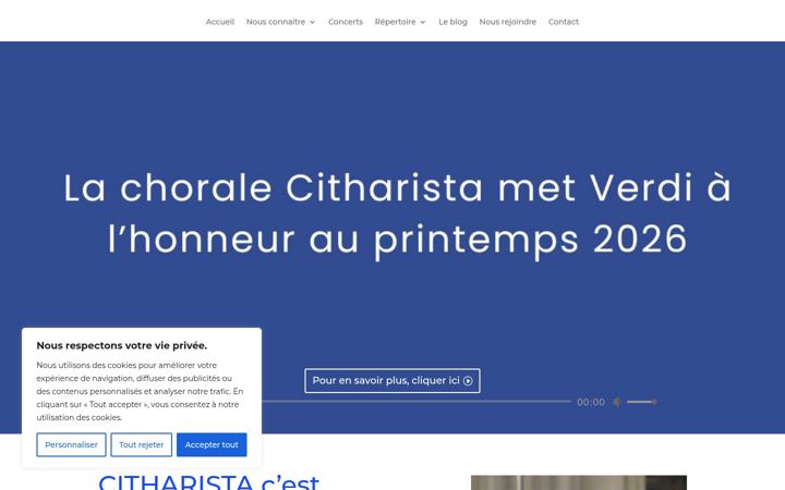 Screenshot of citharista.com