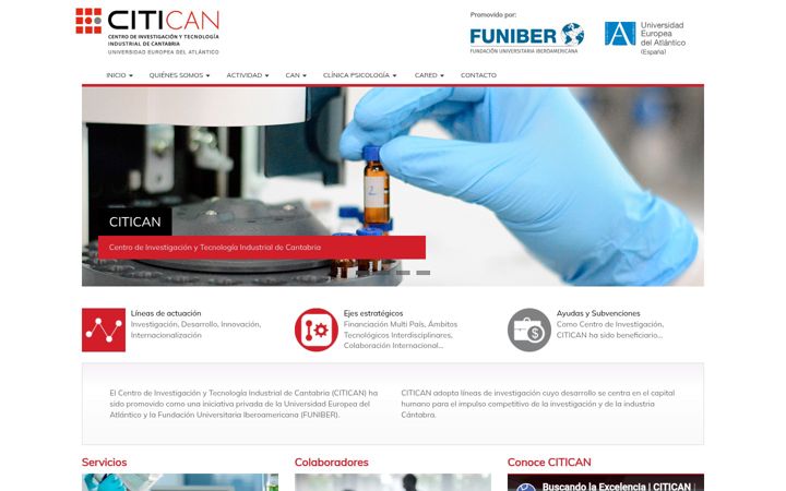 Kuvakaappaus sivustosta citican.org