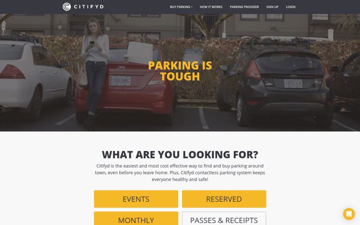 Screenshot of citifyd.com