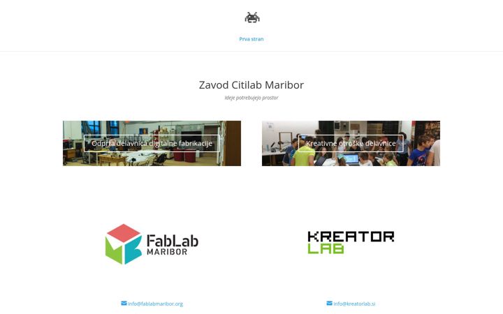 Screenshot von citilab.si