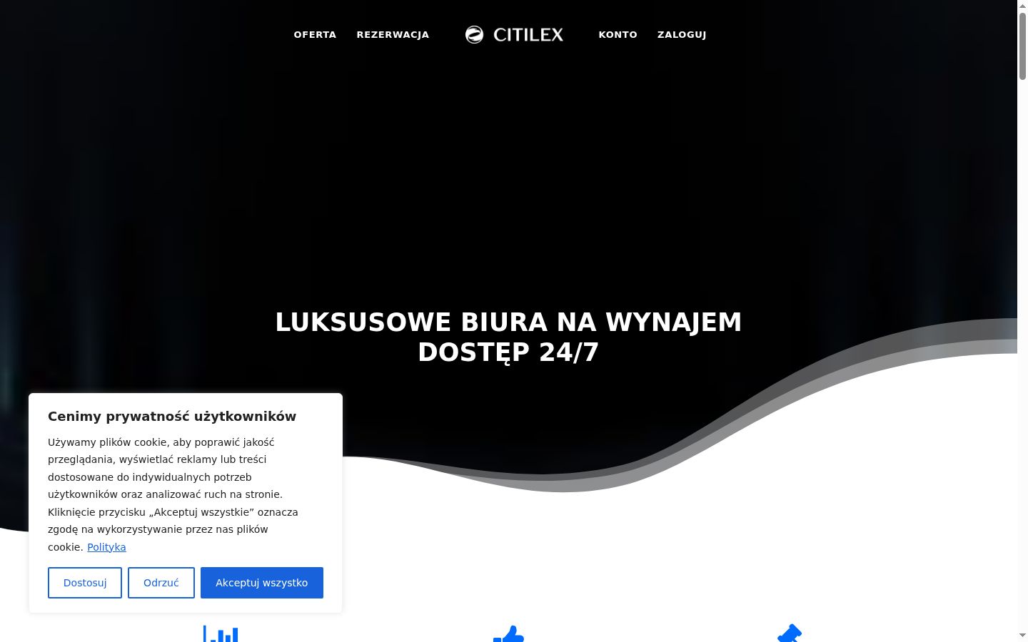 Snímek obrazovky baneru souhlasu zobrazeného před jakoukoli interakcí