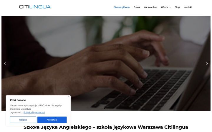 Ekraanipilt saidist citilingua.pl