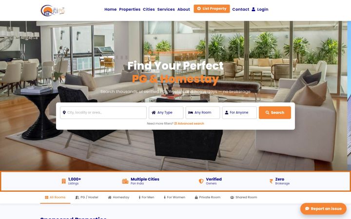 Screenshot of citipg.com