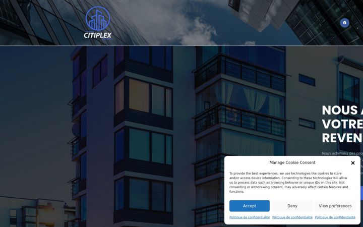 Screenshot του citiplex.ca