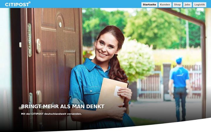 Screenshot of citipost-weserbergland.de