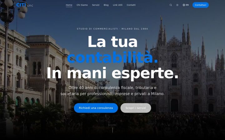 Screenshot of citisas.it