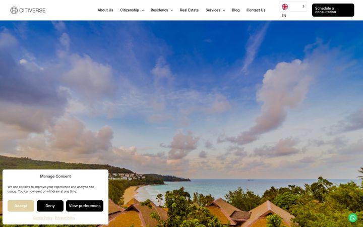 Screenshot of citiverse.ae