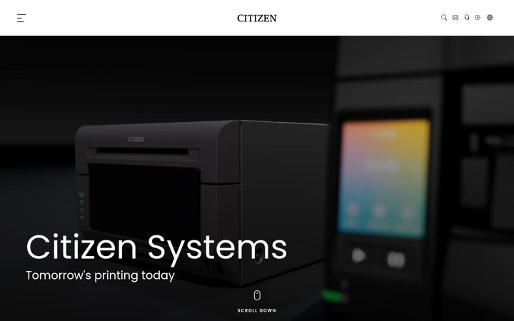 Screenshot of citizen-systems.com