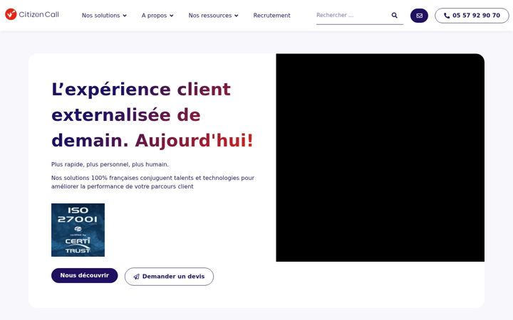 Screenshot of citizencall.fr